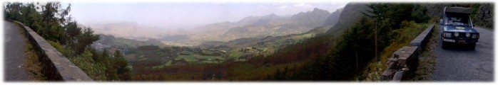 Mountain views near Debre Sina